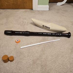 YAMAHA Alto Recorder Baroque With Soft Case, And All Original Accessories.